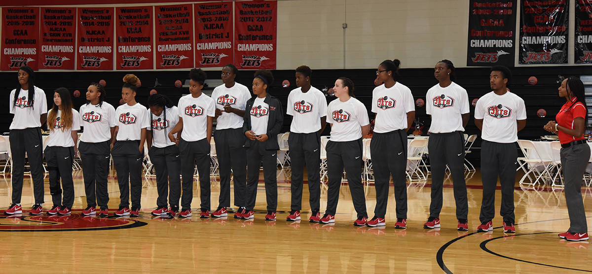 Shown above are the 2017-2018 Lady Jets at South Georgia Technical College.