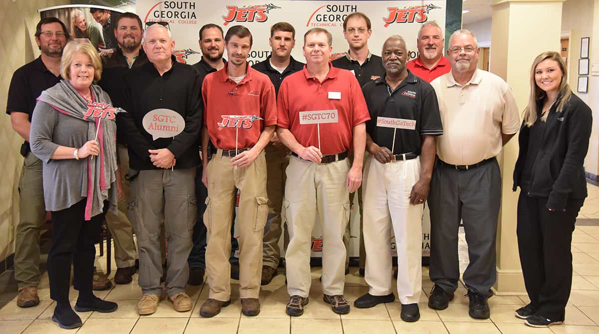 The students have become the teachers.  Shown above are some of the individuals who took classes at South Georgia Technical College prior to joining the faculty.  Many of them continued their education as well as earned valuable on-the-job skills in their related fields and are now teaching the next generation.