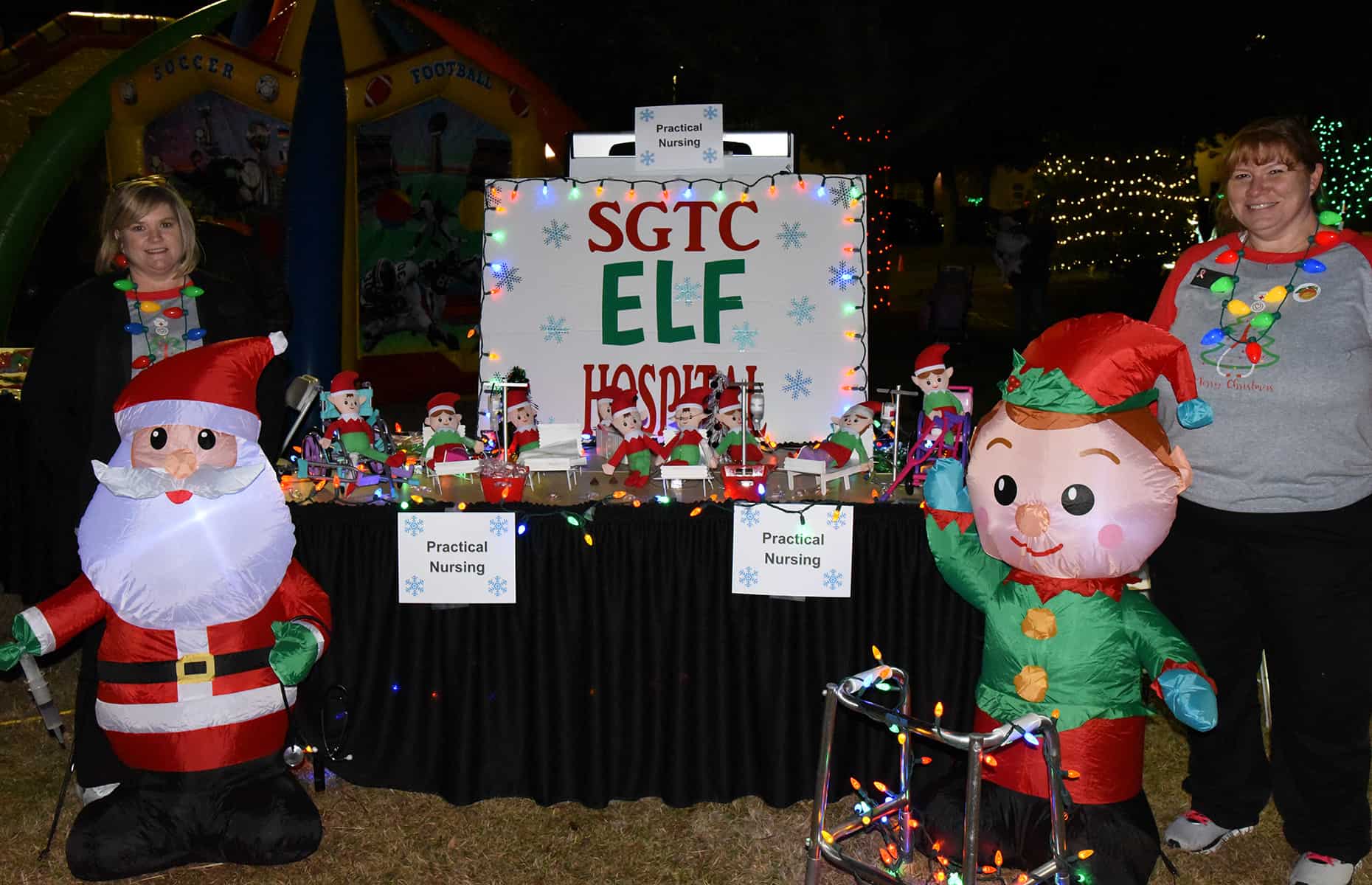 The Elf Hospital was set-up by the SGTC Practical Nursing department.