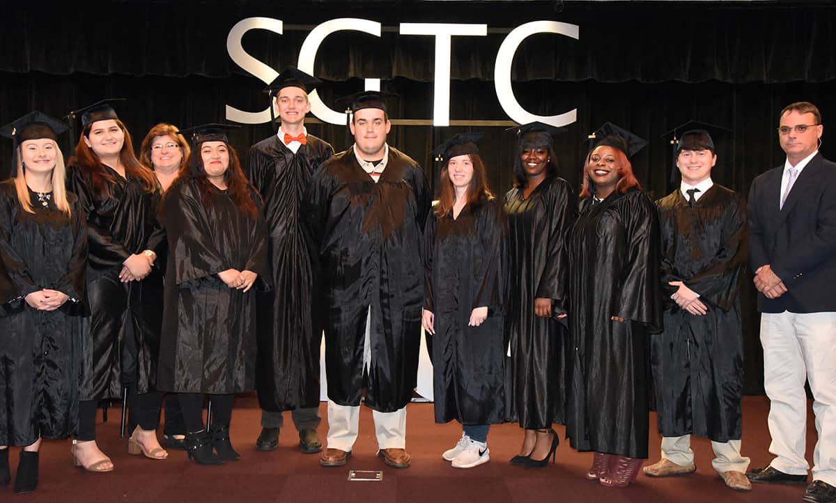 Shown above are the Sumter County South Georgia Technical College GED graduates and their instructors.