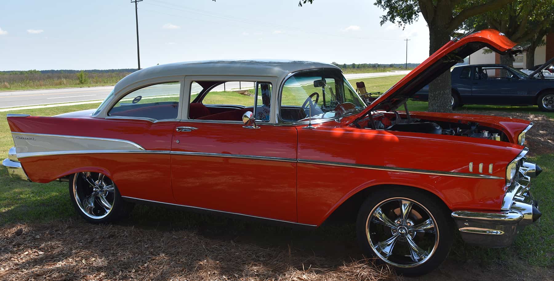 Jason Holloway of Ellaville’s 1957 Chevrolet 210 took second in the Best Paint category.