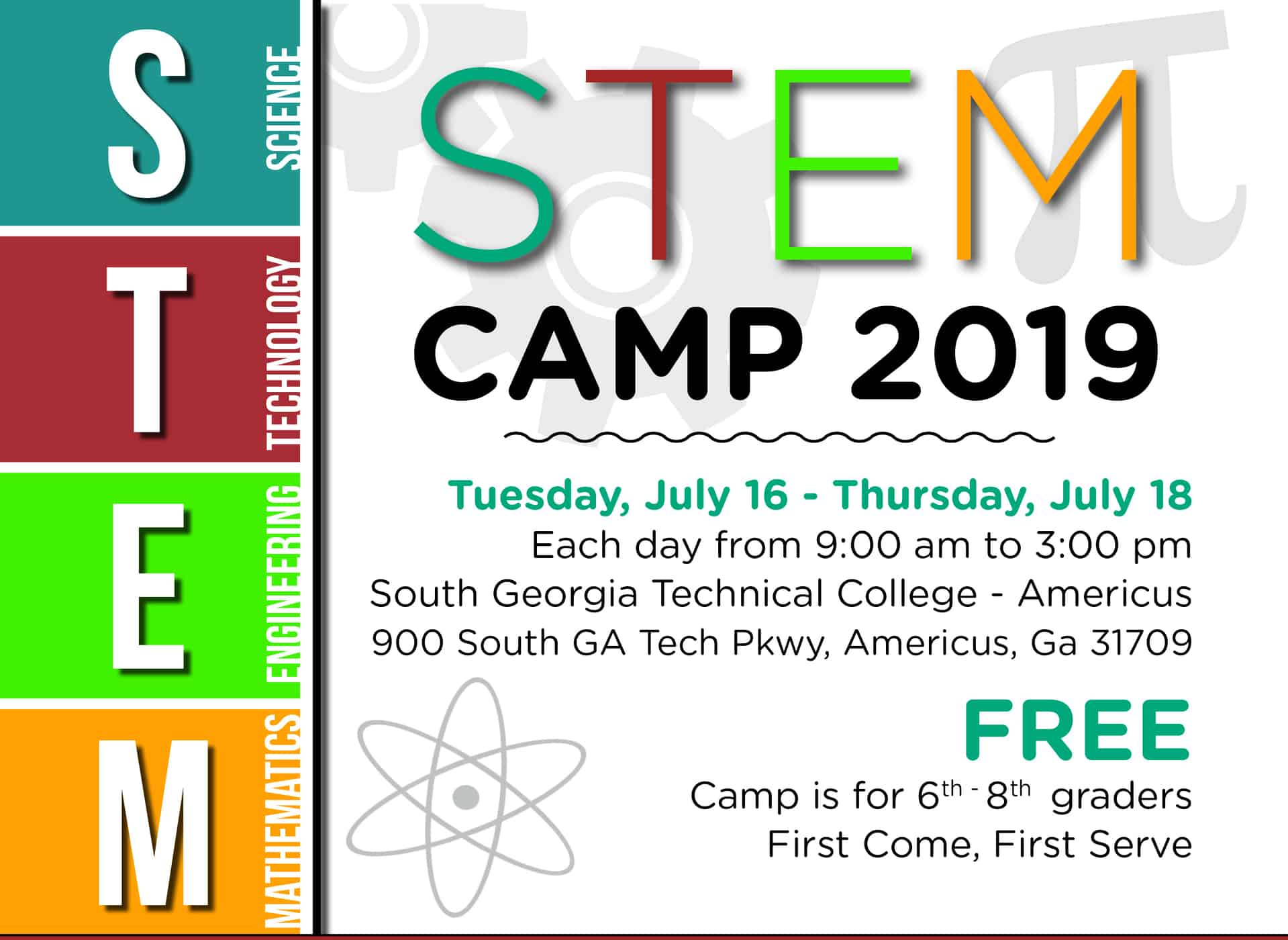 South Georgia Tech To Host Summer STEM Camp SGTC