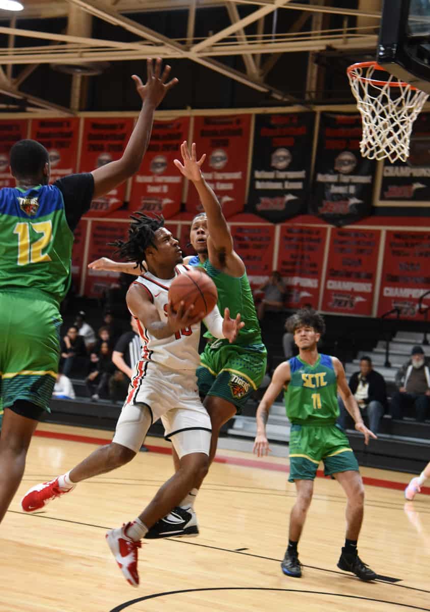 : Marvin McGhee, III, scored 19 points to lead the Jets to victory in the NJCAA Region XVII tournament. The Jets will play South Georgia State in Rome in the semi-finals at 6 p.m. Friday, March 4th at Georgia Highlands.