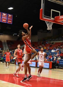 Malik Battle, 1, had 11 points for the Jets in the National Tournament.