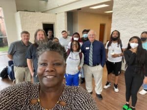 South Georgia Technical College faculty and students are shown above at one of the “Meet the Dean” receptions held recently.