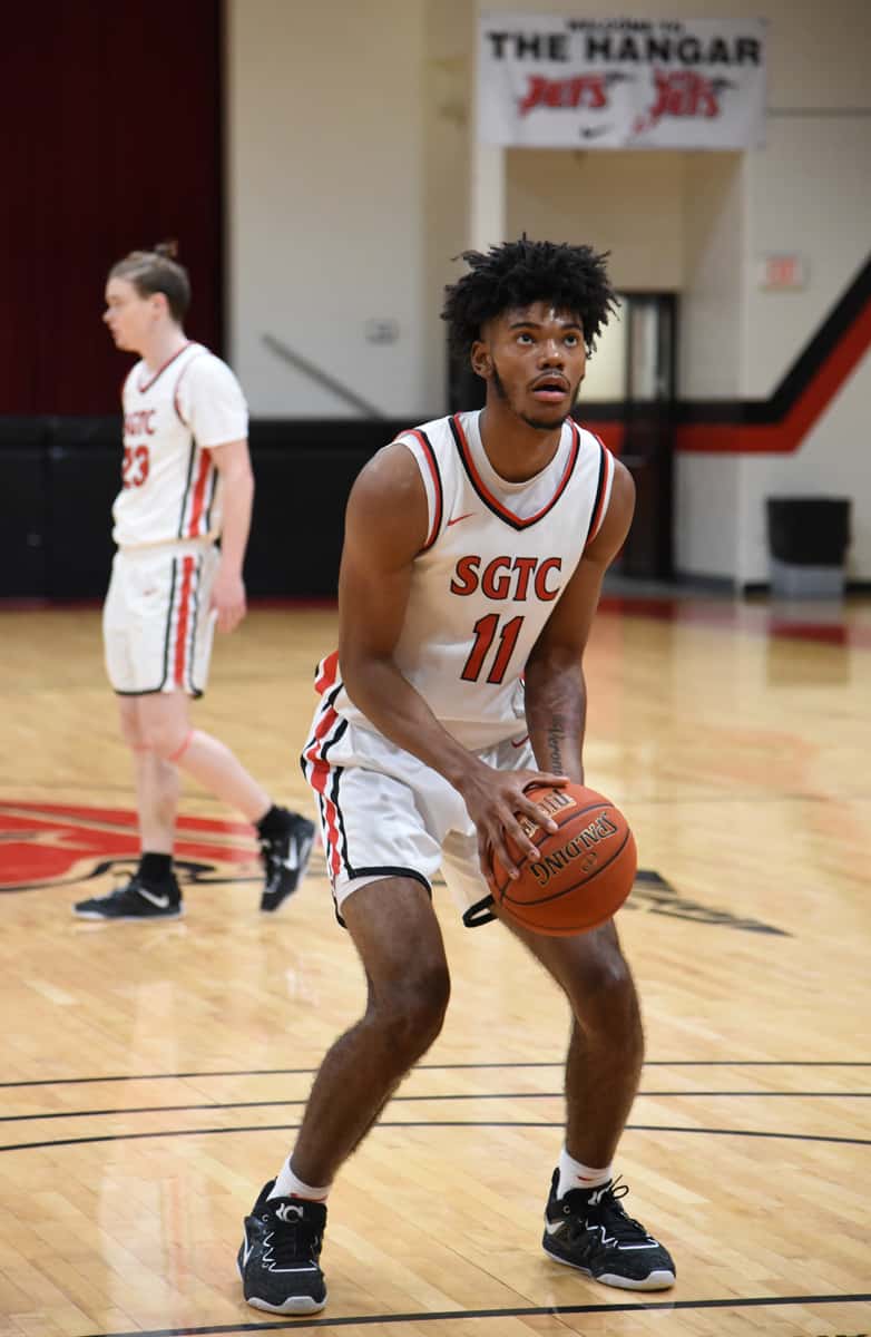 Bryce Turner, 11, was the top scorer for the Jets in a last second win over Central Georgia Technical College.