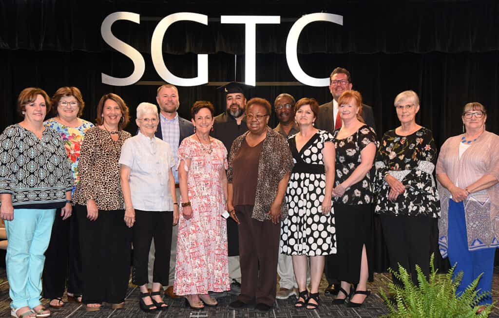 Shown above are the SGTC Adult Education faculty and staff with guest speaker Roger Lopez.