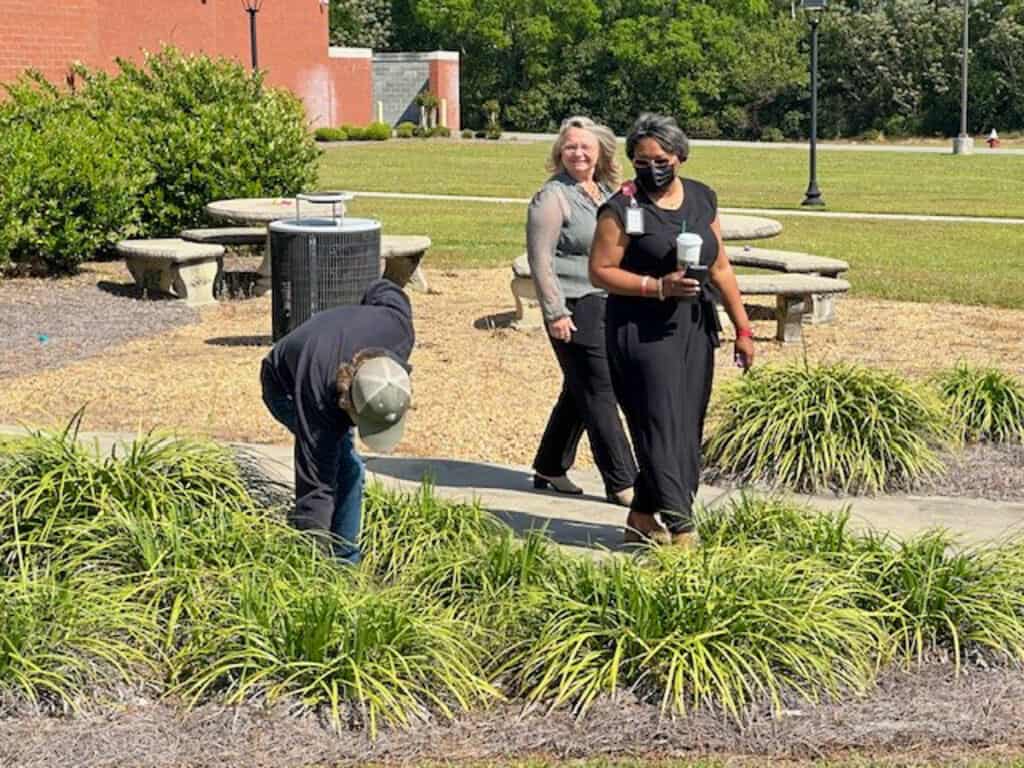 Student hunts for Easter Eggs