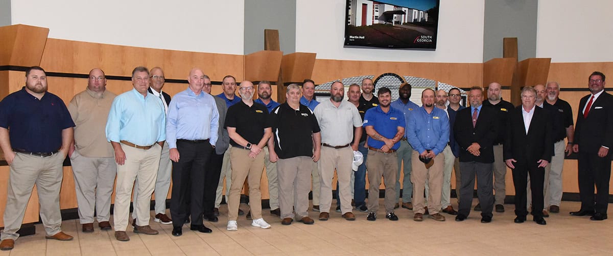 A large number of Caterpillar officials were on hand to support graduates and their families at the SGTC Graduation and Dealer sponsor dinner.