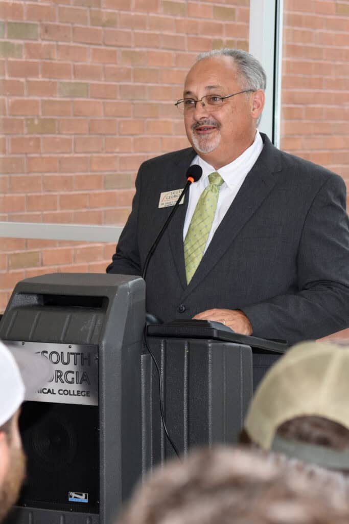 Dr. David Finley at podium