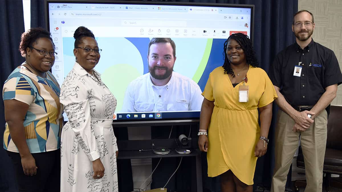 Pictured from left at the recent SGTC CIS advisory committee meeting are Alecia Pinckney, Veronda Cladd, William Patterson, Katrice Martin, and Chris Saunders.