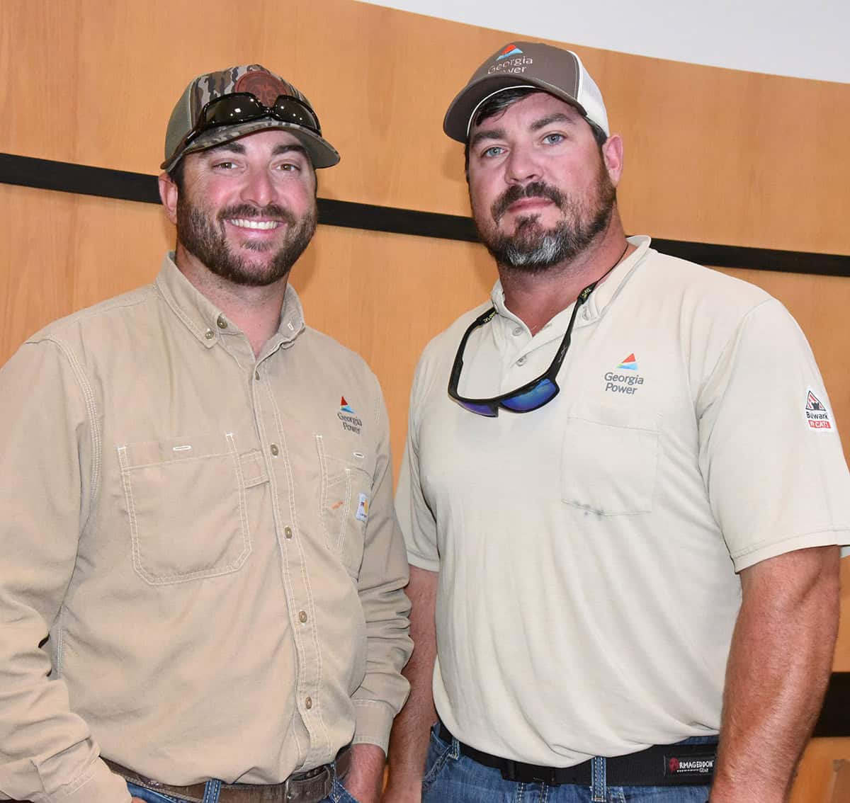 Shown above are SGTC Electrical Lineworker graduates Justin Barnes and Ryan Brown.
