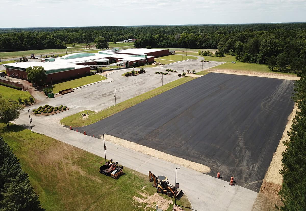 Shown above is a photo of the SGTC Crisp County Center Commercial Truck Driving Range. Drone photos provided courtesy of Grant Buckley of the Crisp County Industrial Development Authority.