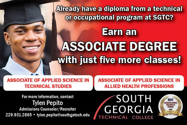 SGTC adding two new associate degree options for students in occupational programs.