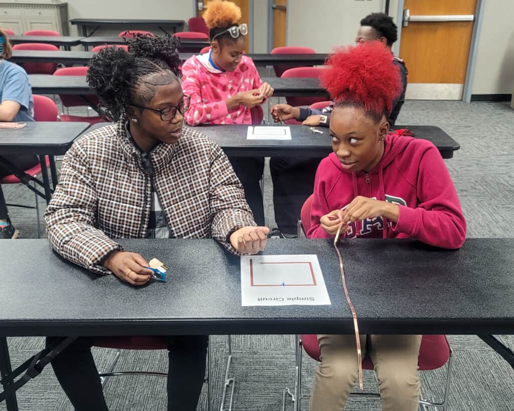 Students from the Crisp Learning Center and Crisp County Elementary recently participated in STEM activities at SGTC’s Crisp County Center.