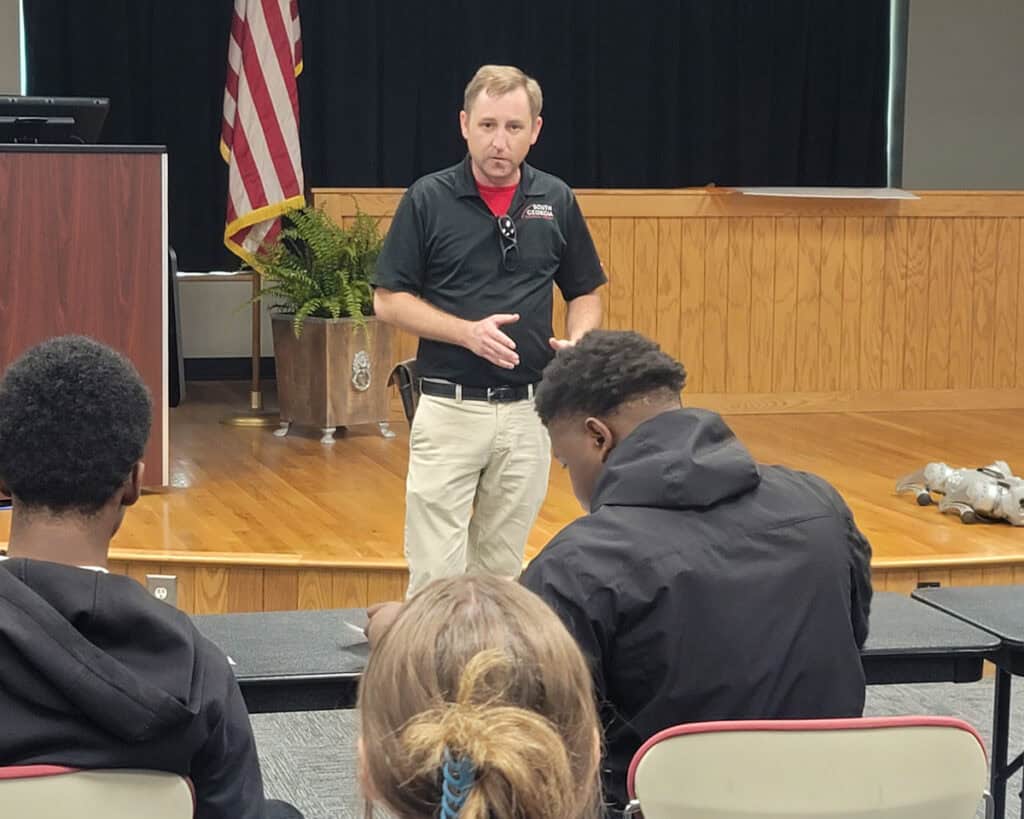 Students from the Crisp Learning Center and Crisp County Elementary recently participated in STEM activities at SGTC’s Crisp County Center.