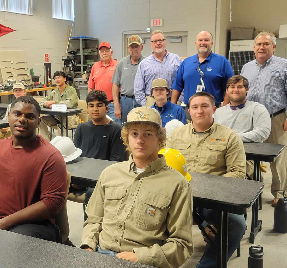 Shown above are members of the SGTC Electrical Lineworker class that took part in the resume writing workshop. Also shown are SGTC Electrical Lineworker Instructors along with Georgia Power’s Don Porter and Keith Nichols and SGTC Economic Development Director Paul Farr.