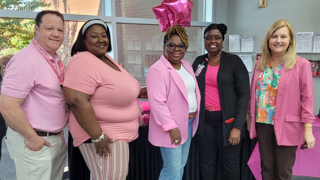 SGTC Crisp County Center Breast Cancer Awareness Day activity