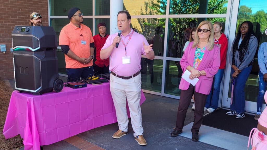 SGTC Crisp County Center Breast Cancer Awareness Day activity