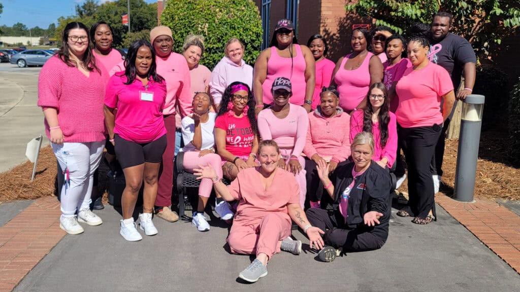 SGTC Crisp County Center Breast Cancer Awareness Day activity