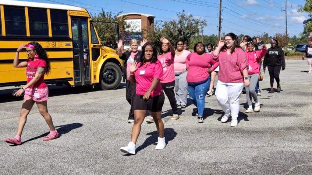 SGTC Crisp County Center Breast Cancer Awareness Day activity