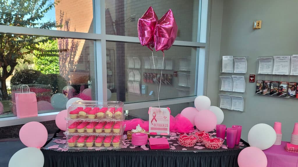 SGTC Crisp County Center Breast Cancer Awareness Day activity