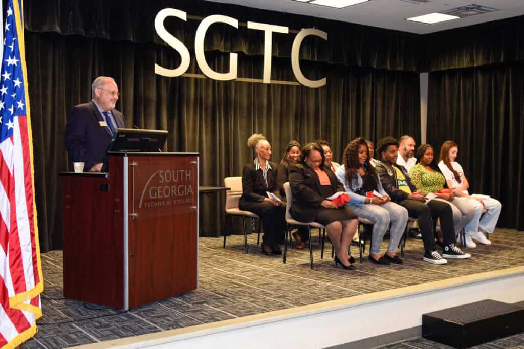 Photo of SGTC Student of Excellence ceremony