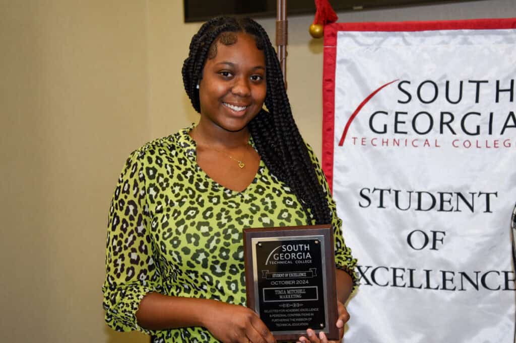 Photo of SGTC Student of Excellence ceremony