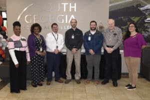 Pictured (l-r) are members of the SGTC CIS advisory committee Veronda Cladd, Katrice Martin, Mike Wilson, Chris Saunders, Will Patterson, Nelson McCrary and Jessica Miller.