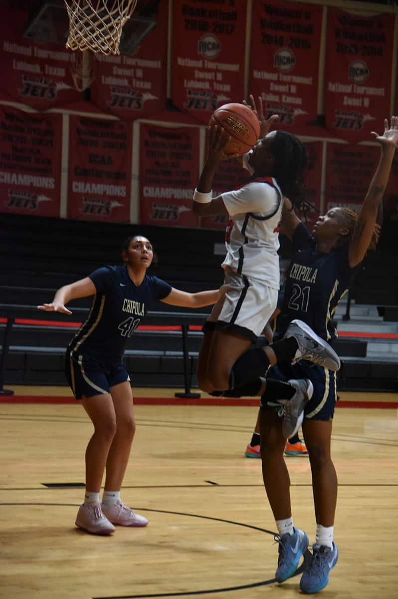 Jamiah Gregory, 23, led the Lady Jets against Albany Tech with 17 points and also had 16 points in the match-up against Chipola.